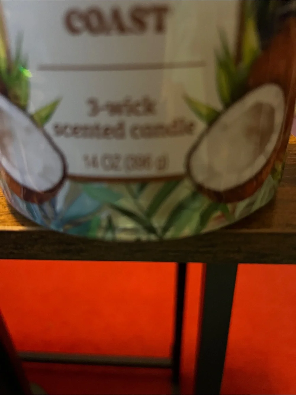 3-Wick Scented Candle - Coconut CoastLid